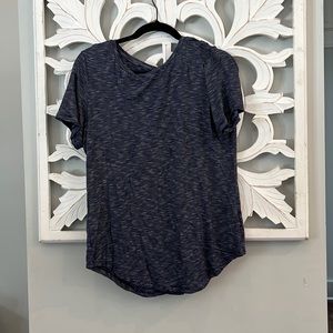 Navy & White Striped Tee